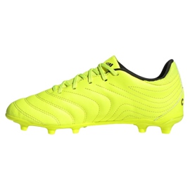 Chaussures de football Adidas Copa 19.3 Fg Jr F35466 jaune jaune 1