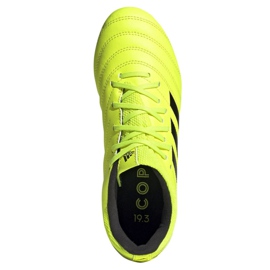 Chaussures de football Adidas Copa 19.3 Fg Jr F35466 jaune jaune 2