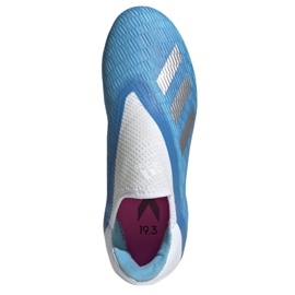 Chaussures de foot Adidas X 19.3 Ll Fg Jr EF9114 bleu bleu 2
