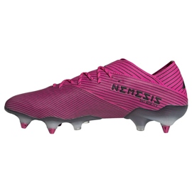 Chaussures de football Adidas Nemeziz 19.1 Sg M F99838 rose rose 1