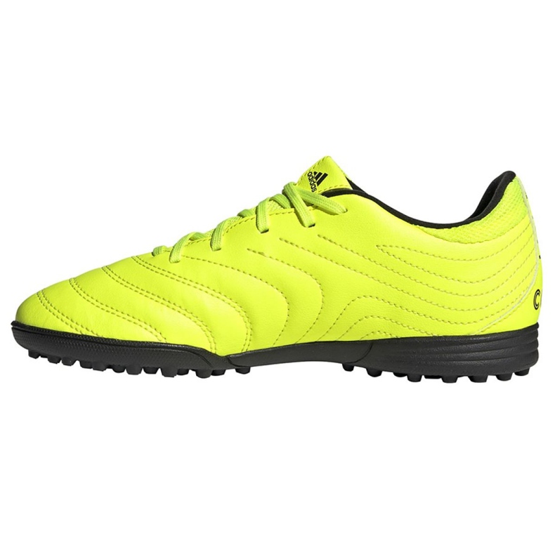 Chaussures de foot Adidas Copa 19.3 Tf Jr F35463 jaune jaune 1
