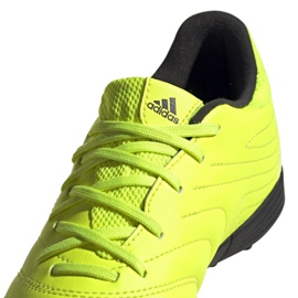 Chaussures de foot Adidas Copa 19.3 Tf Jr F35463 jaune jaune 3