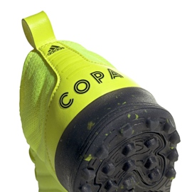 Chaussures de foot Adidas Copa 19.1 Tf M F35511 jaune jaune 3