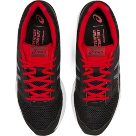 Asics Gel Contend 5 M 1011A256 005 noir rouge chaussures 1