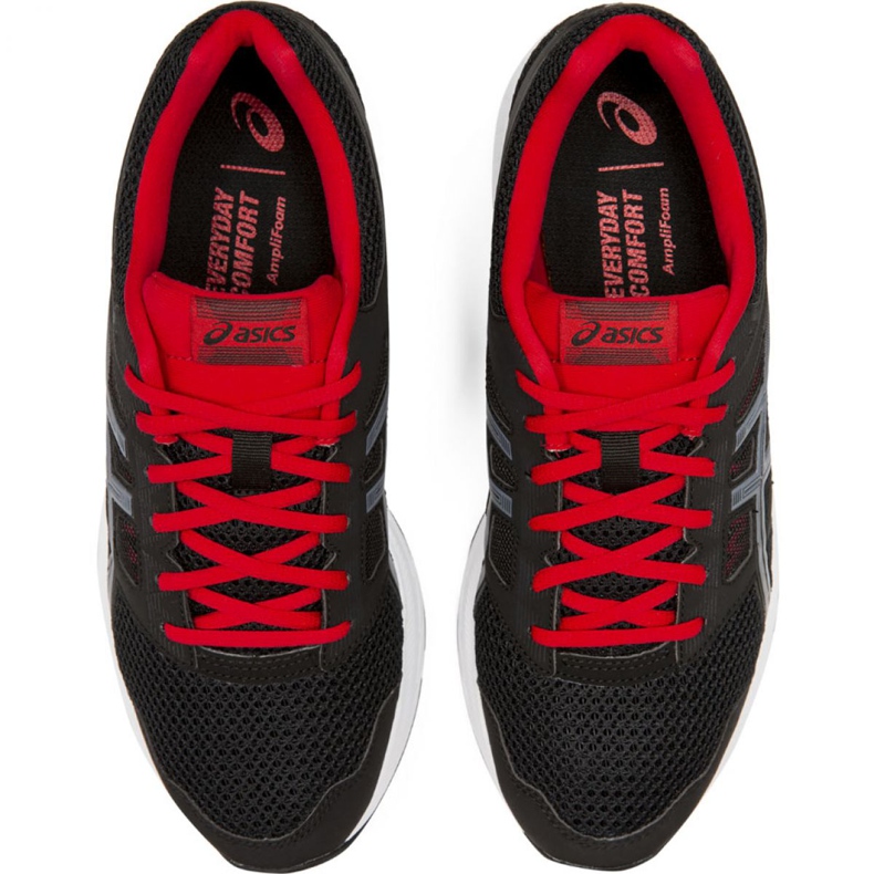 Asics Gel Contend 5 M 1011A256 005 noir rouge chaussures 1