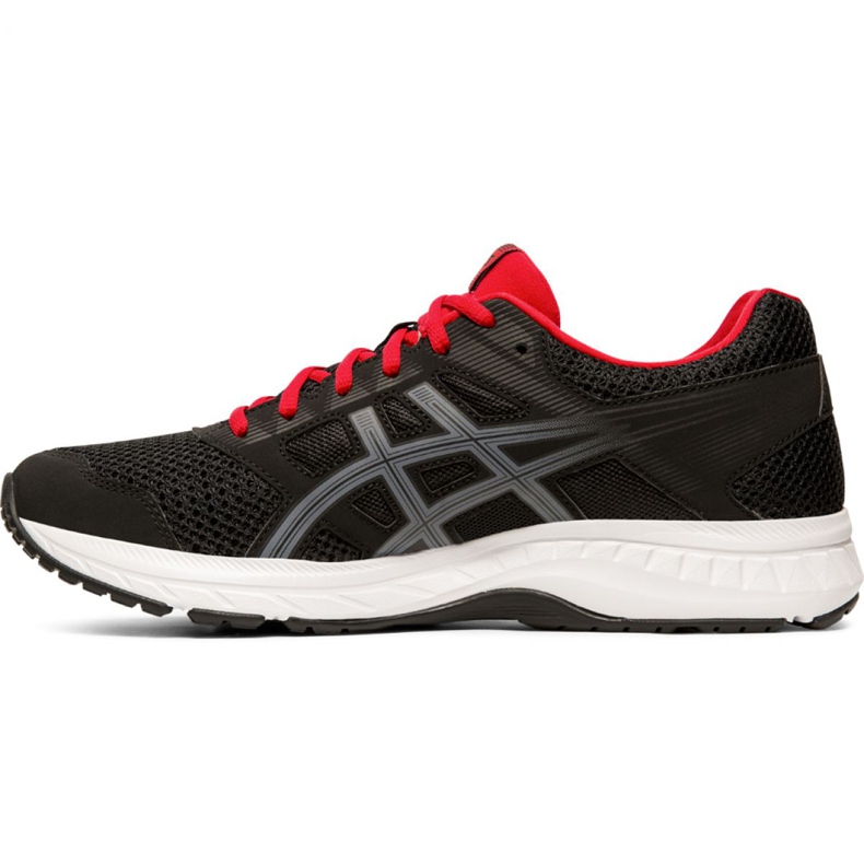 Asics Gel Contend 5 M 1011A256 005 noir rouge chaussures le noir 2