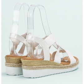 Bello Star Espadrilles Slip On Sandales blanc 1