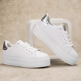 SHELOVET Chaussures de sport à la mode blanc 2