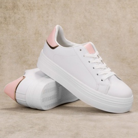 SHELOVET Chaussures de sport à la mode blanc 1