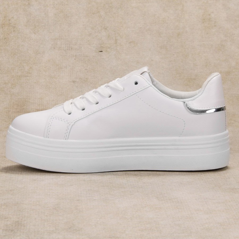 SHELOVET Chaussures de sport à la mode blanche 1