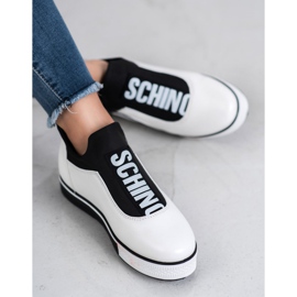 SHELOVET Chaussures pour femmes à la mode blanc noir 1