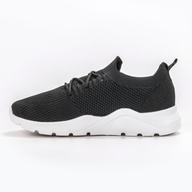 SHELOVET Chaussures de sport à enfiler noir 1