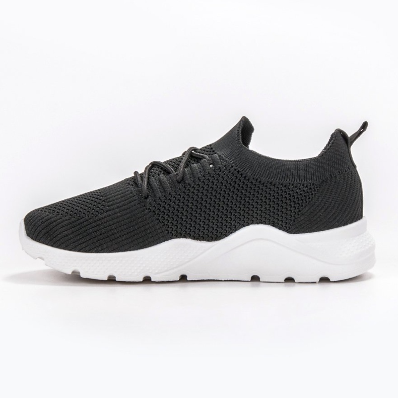 SHELOVET Chaussures de sport à enfiler noir 1