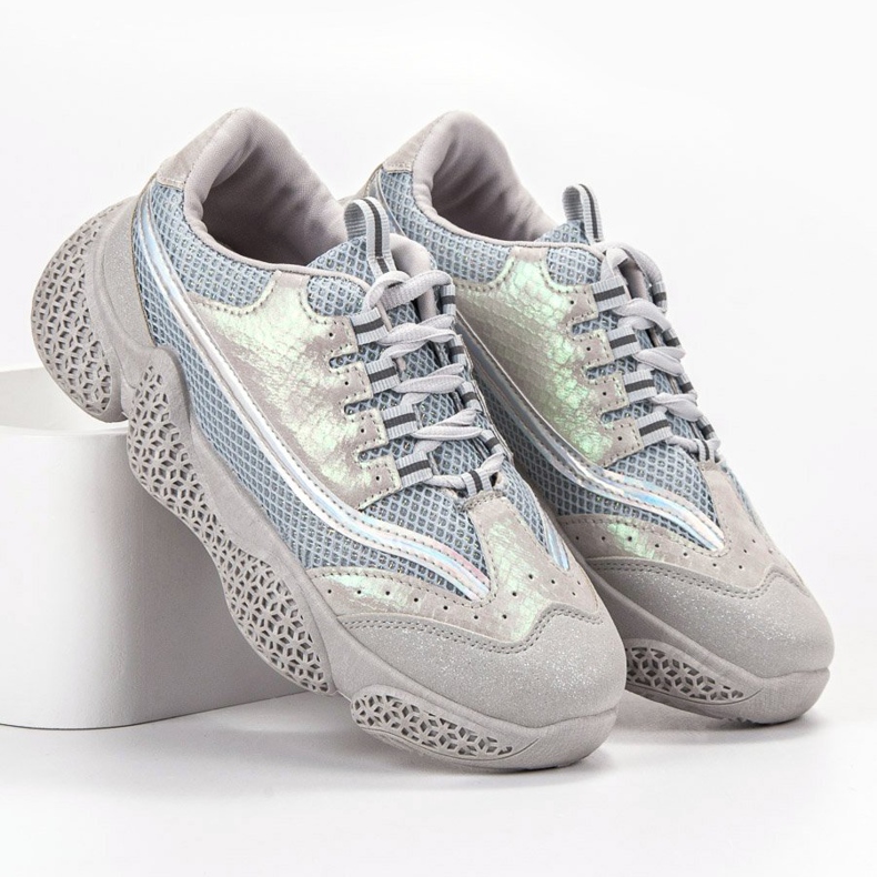 SHELOVET Chaussures de sport à la mode gris 2