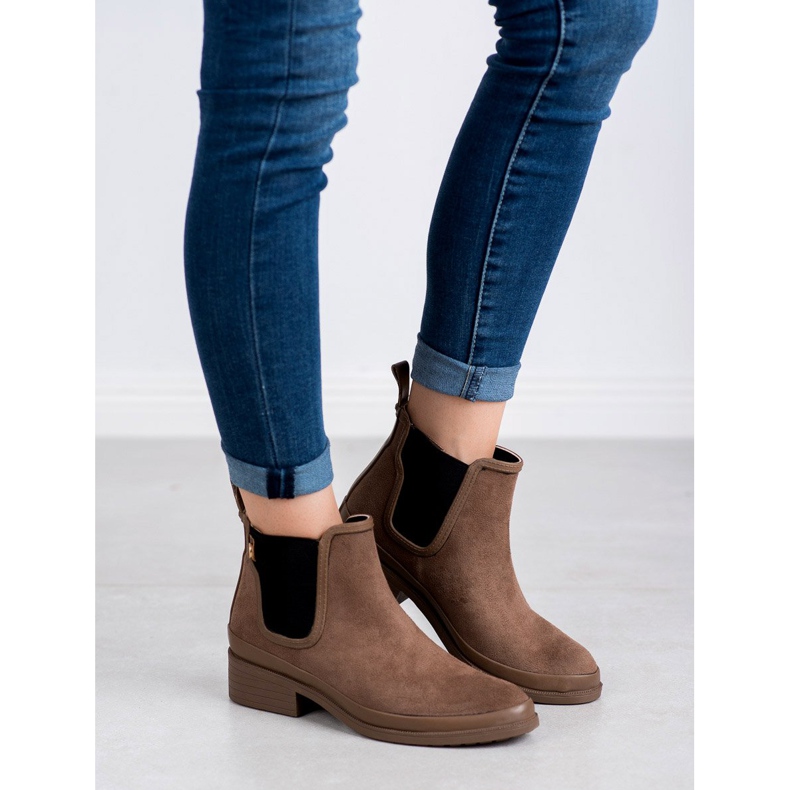 Kylie Bottines Chelsea boots brun 1