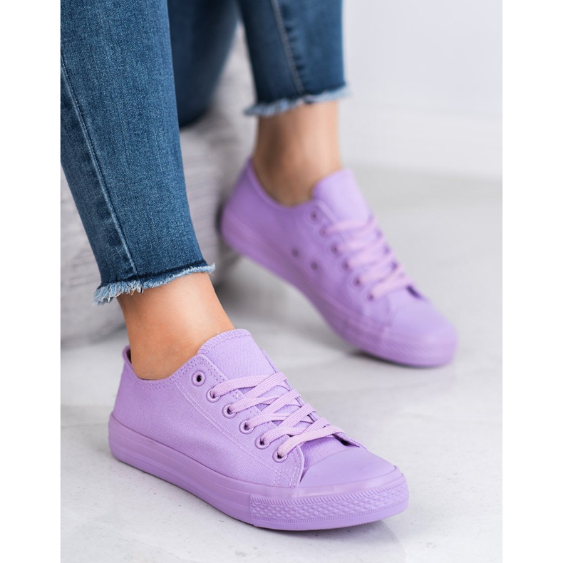 Sport Baskets basses violet 2