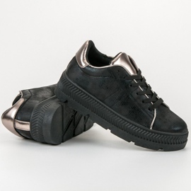 Bestelle Chaussures de sport sur la plate-forme noir 1