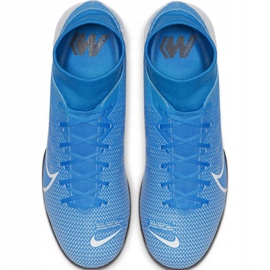Nike Mercurial Superfly 7 Academy Ic M AT7975 414 chaussures de football bleu 1