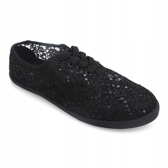 Baskets sneakers Lace Z026 Noir le noir 1
