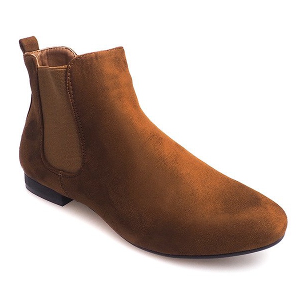 Bottines Chelsea Classiques H531 Camel brun 1