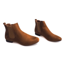Bottines Chelsea Classiques H531 Camel brun 2