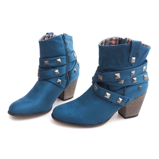 Bottes Cowboy 55579 Bleu Marine 1
