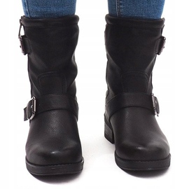 Bottes Chaudes Avec Boucle 14A7181 Noir le noir 2