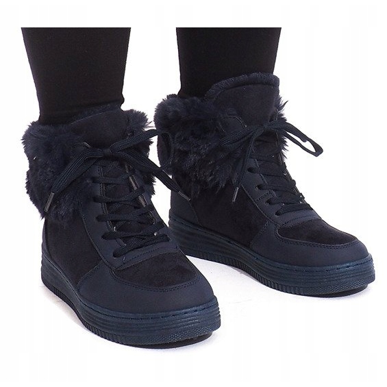 Bottes bien isolées R138 Bleu Marine 2