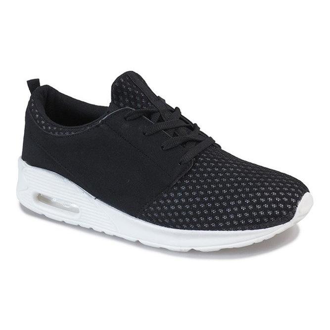 Chaussures de sport noires pour hommes M633-2 le noir 1