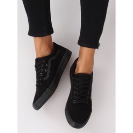 Baskets femme noires B70A NOIR / NOIR le noir 2