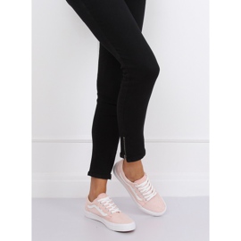 Baskets femme roses B70A ROSE / BLANC 1