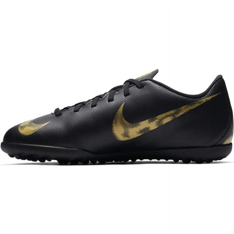 Chaussures de football Nike Mercurial Vapor X 12 Club Tf Jr AH7355-077 multicolore le noir 1