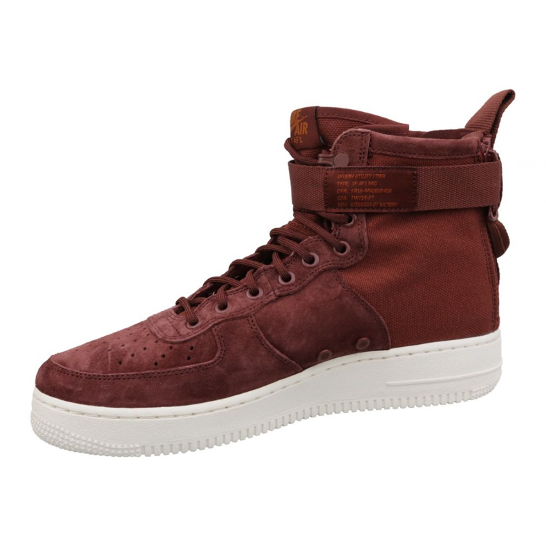 Chaussure Nike Air Force 1 Sf Mid M 917753-202 rouge 1