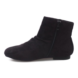 Bottines Daim Jodhpur 7-121 Noir le noir 1