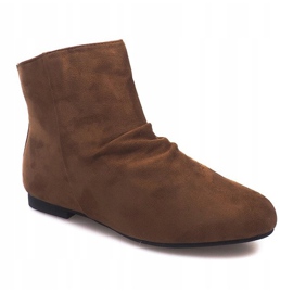 Bottines Daim Bottines Chelsea 7-121 Camel brun 2