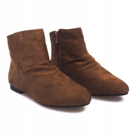 Bottines Daim Bottines Chelsea 7-121 Camel brun 4