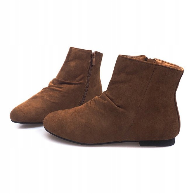 Bottines Daim Bottines Chelsea 7-121 Camel brun 1