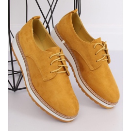 Mocassins jaunes pour femmes C-7225 Jaune 3