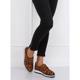 Mocassins femme léopard C-7225 Imprimé léopard brun 2