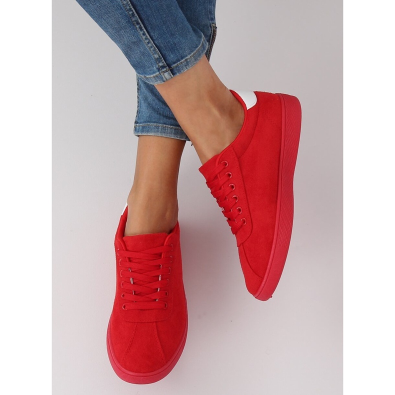 Baskets rouges pour femmes LX-9857 Rouge 2