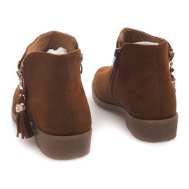 Bottines Daim Jodhpur 8565 Camel brun 2