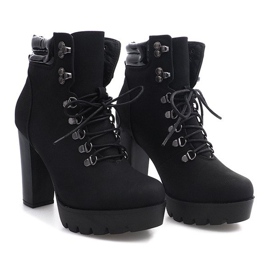 Bottines Cravates Travailleurs CL112 Noir le noir 3
