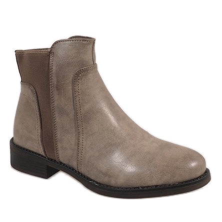 Bottes isolées beiges 9040 1