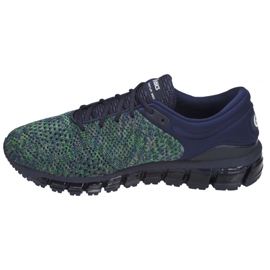 Chaussures de course Asics Gel-Quantum 360 Knit 2 M T840N-5884 bleu marine 1