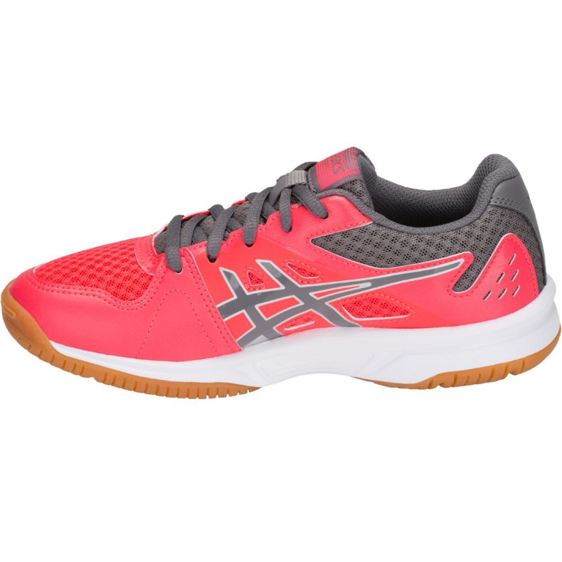 Asics Upcourt 3 Gs Jr 1074A005-700 chaussures de volley-ball multicolore rose 1