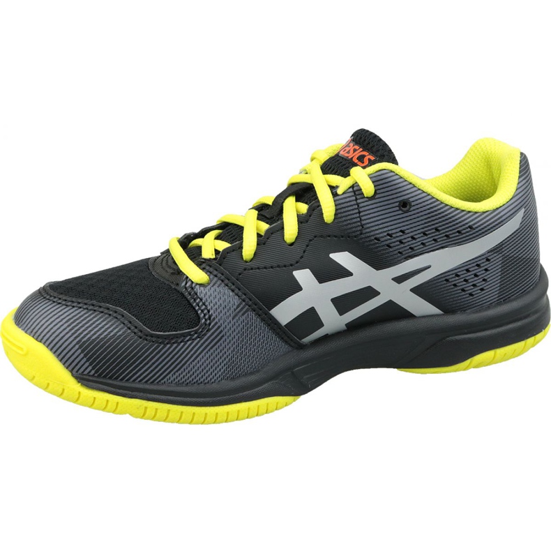 Asics Gel-Tactic Gs Jr 1074A014-001 chaussures de volley-ball noir noir 1