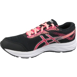 Chaussures de course Asics Gel-Excite 6 Gs Jr 1014A079-002 noir rose 1