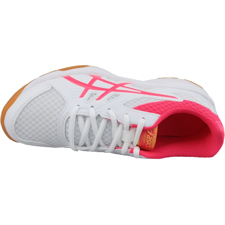 Asics Upcourt 3 W 1072A012-104 chaussures de volley-ball multicolore blanche 2