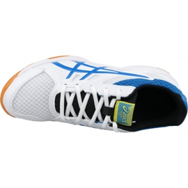 Asics Upcourt 3 M 1071A019-104 chaussures de volley-ball multicolore blanche 2