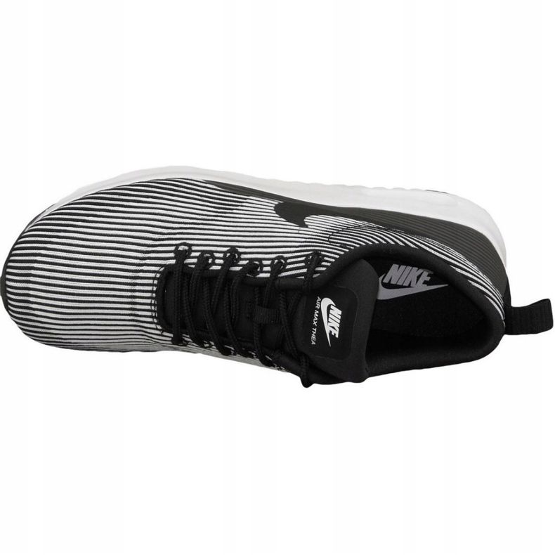 Nike Air Max Thea Jacquard W 718646-003 chaussures blanche le noir 2 Nike Air Max Thea Jacquard W 718646-003 chaussures blanche le noir 2